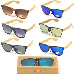 Fashion Bamboo Polycarbonate Sunglasses BA103  Fashion Bamboo Polycarbonate Sunglasses BA103