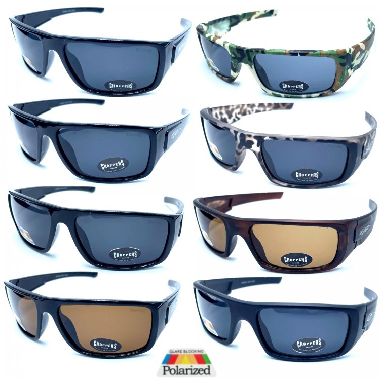 Choppers Polarized Sunglasse, 2 Style Mixed, CHP467/468