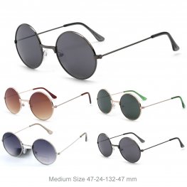 John Lenon Fashion Metal Sunglasses - Mixed 2 Styles JL005/06 John Lenon Fashion Metal Sunglasses - Mixed 2 Styles JL005/06