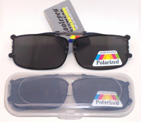 Clip on Polarized Sunglasses with Case PM6084