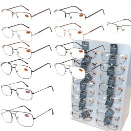 Buy 72 Pairs Cooleyes Unisex Metal Frame Reading Glasses Mixed strength Package Deal, with Free Display Counter Stand CS16  Buy 72 Pairs Cooleyes Unisex Metal Frame Reading Glasses Mixed strength Package Deal, with Free Display Counter Stand CS16