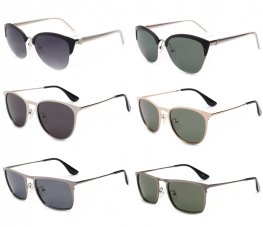 Classic Collection Polarized Metal Fashion Sunglasses (3 Style) PMF6105/8/9  Classic Collection Polarized Metal Fashion Sunglasses (3 Style) PMF6105/8/9