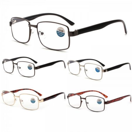 Metal Frame Anti Blue Light Reading Glasses 4 Style Assot. R9266-69