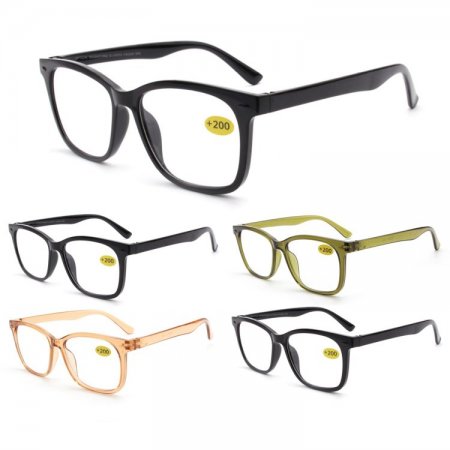 Fashion Plastic Reading Glasses 4 Style Asstd R9284-87WD