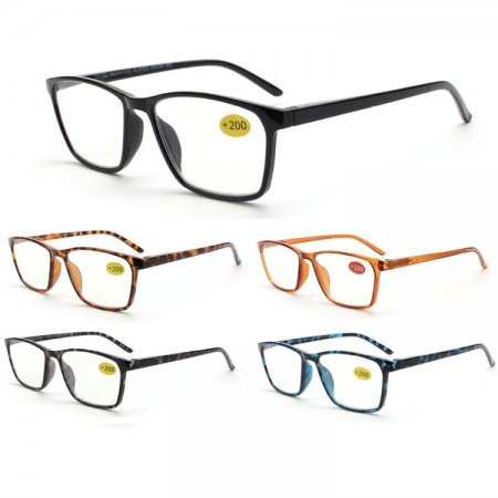 Unisex Fashion Spring Arm Reading Glasses 4 Style Asstd R9312-15